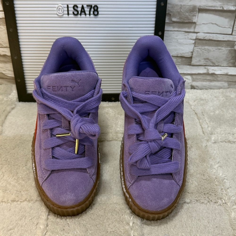 Puma Creeper Phatty Rihanna Fenty Lavender Alert Sneakers - Picture 13 of 14